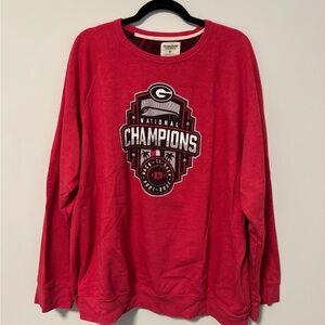 UGA 2022 National Champions Homefield Apparel Crewneck 3XL